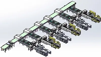 Automatic Wafer Packaging Line