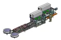 Automatic Flow Wrapper with Dual Bowl Feeder