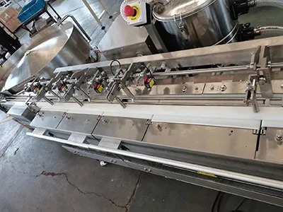 Automatic Flow Wrapper with Dual Bowl Feeder