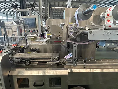 Automatic Flow Wrapper with Dual Bowl Feeder